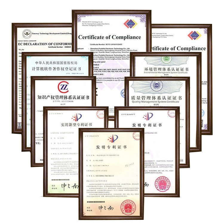 JXBTS Certifications JXBTS Certifications